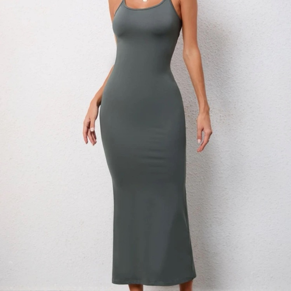 Solid Cami Bodycon Dress